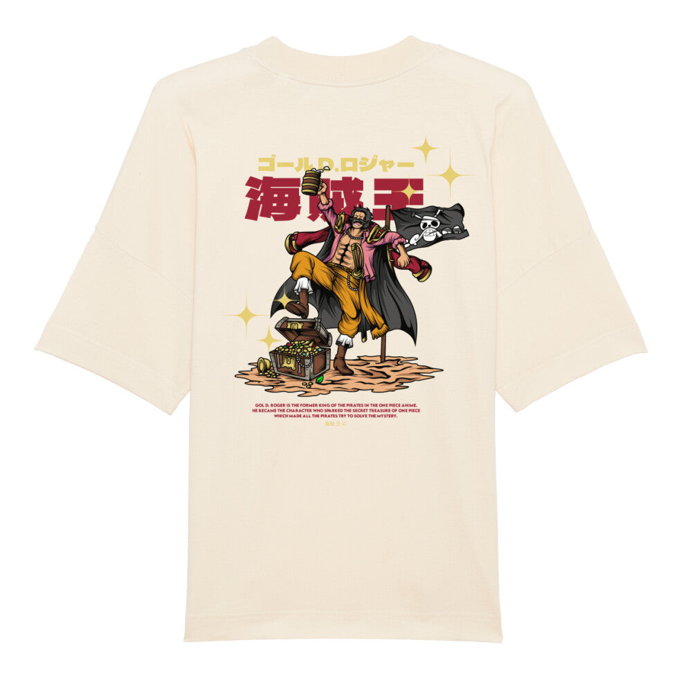"Roger-Tag X One Piece" Oversize Shirt