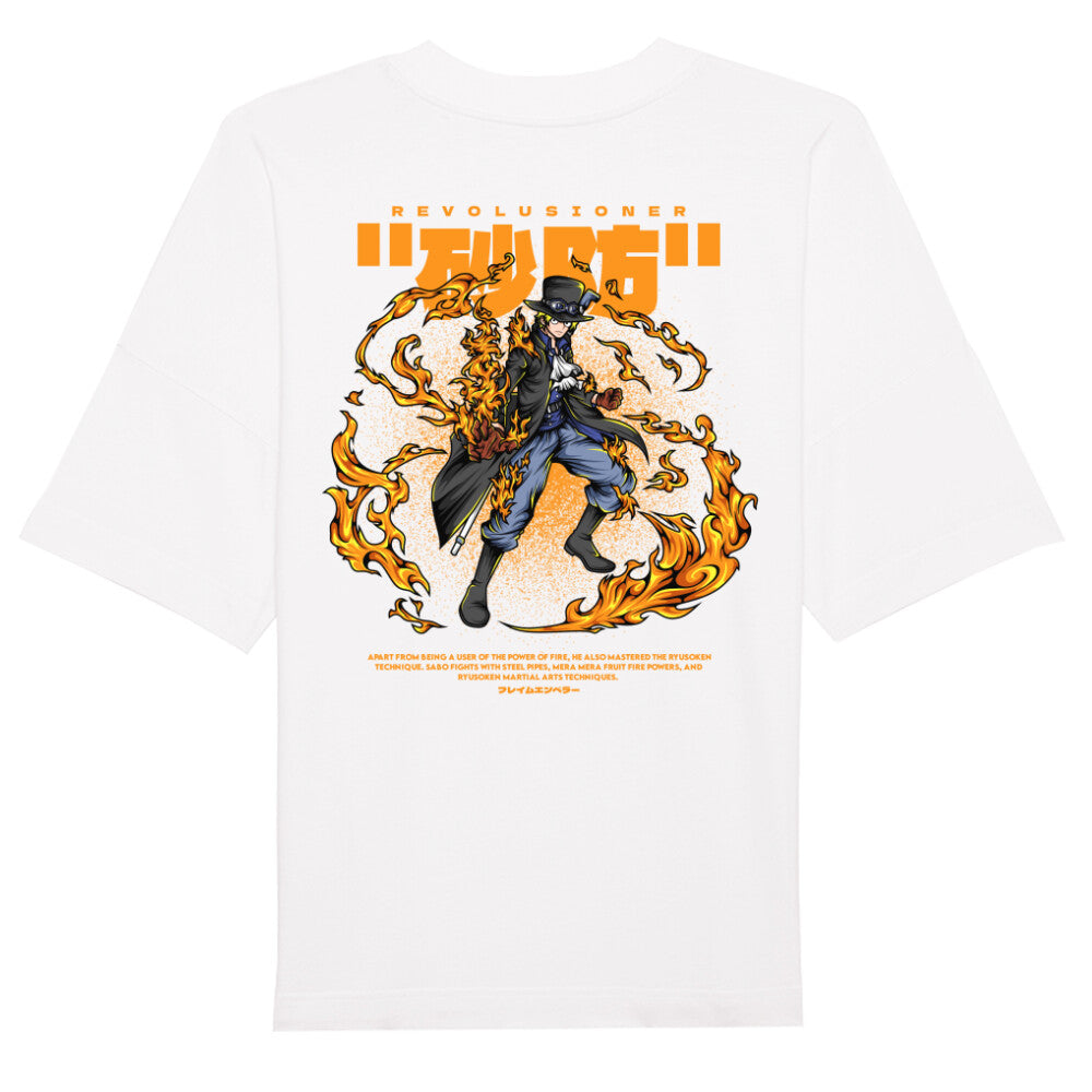 "Sabo-Tag X One Piece" Oversice Shirt