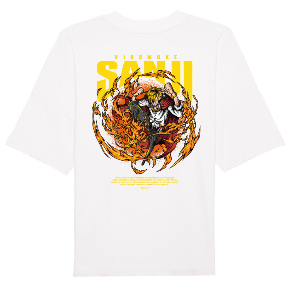 "Sanji-Tag X One Piece" Oversice Shirt