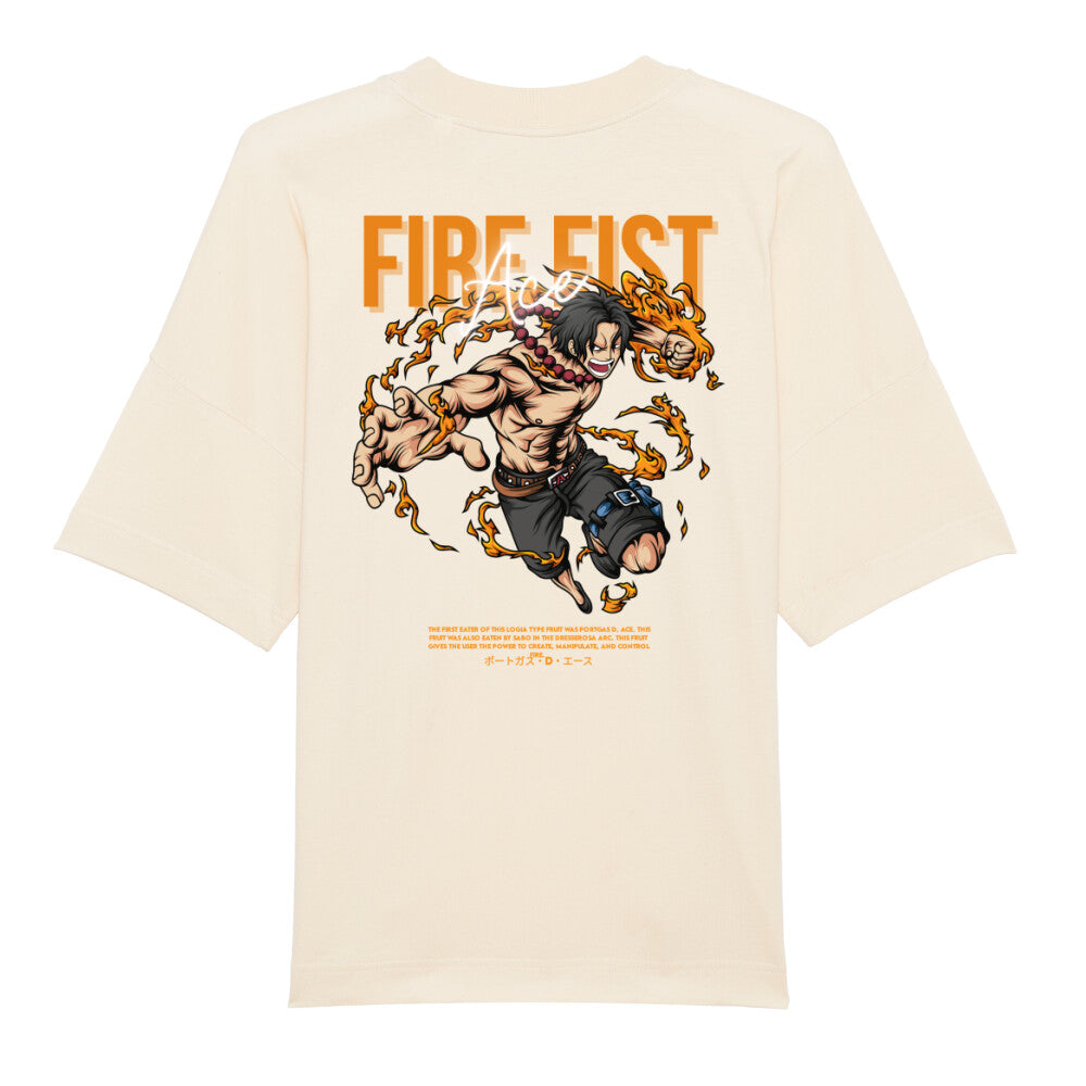 "Ace-Tag X One Piece" Oversice Shirt