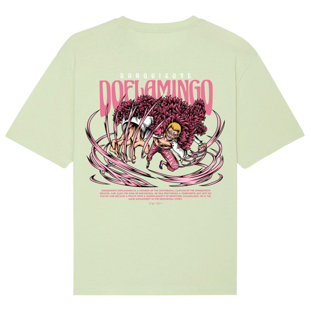 "Doflamingo-Tag X One Piece" Organic Relax Fit Shirt