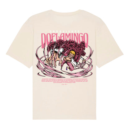 "Doflamingo-Tag X One Piece" Organic Relax Fit Shirt