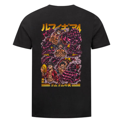 "Black Drop-Luffy/Gear4 X One Piece" Organic Shirt
