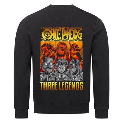 "Black Drop-Three Legends X One Piece" Organic Sweatshirt